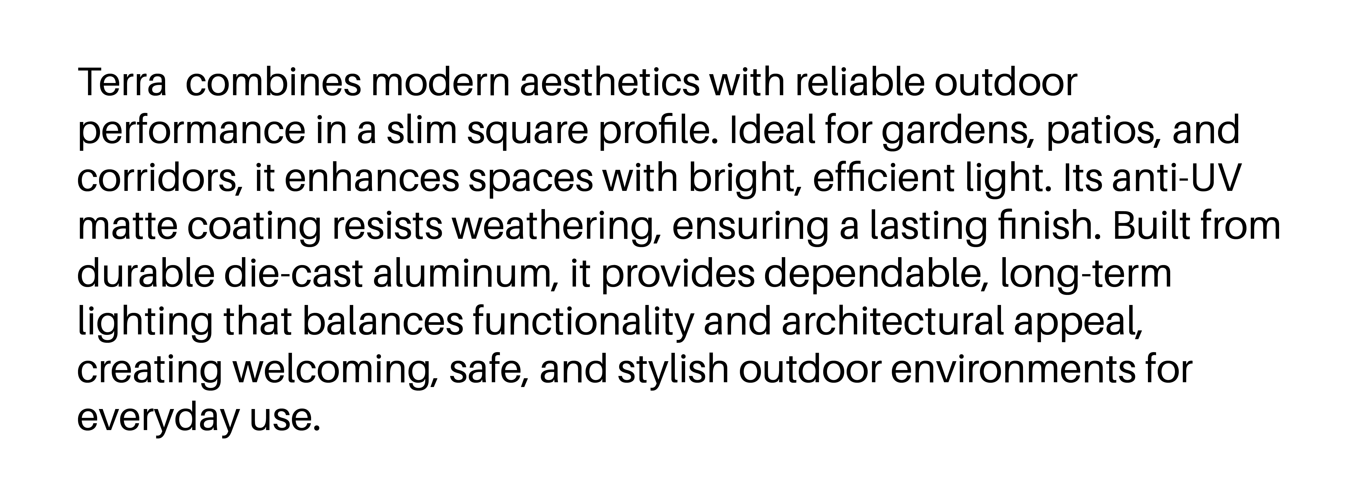 Terra Description